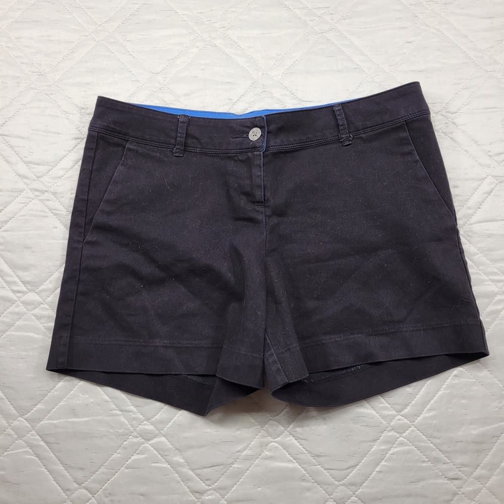Isaac Mizrahi black chino shorts size 10‎